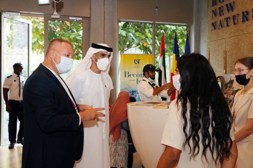 ثاني الزيودي يزور جناح رومانيا في «إكسبو 2020 دبي»
