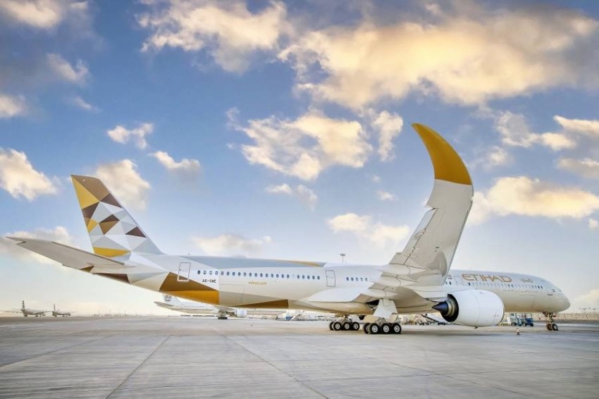 «الاتحاد للطيران» تكشف عن طائرتها الجديدة «إيرباص A350»