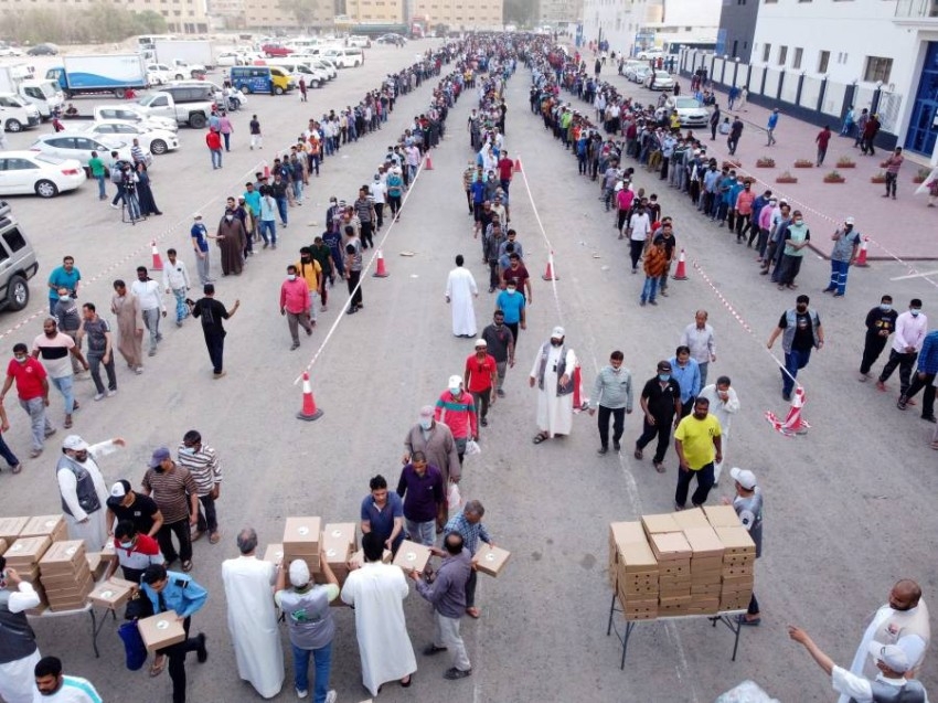 توزيع وجبات إفطار على الصائمين في الكويت
