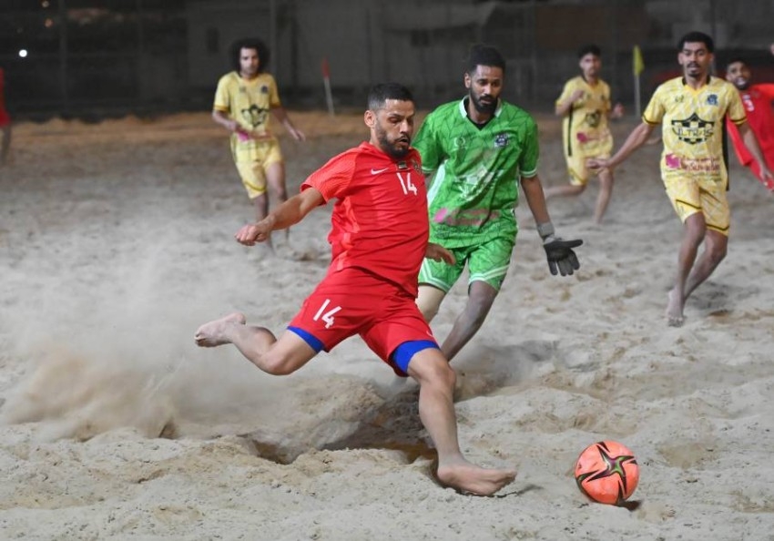 4 مباريات في كأس الإمارات للكرة الشاطئية