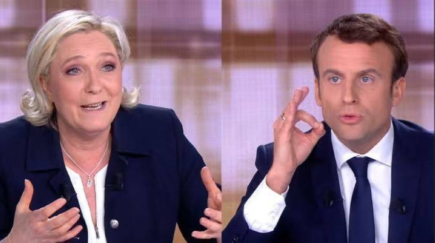 الانتخابات الفرنسية.. مناظرة حاسمة الليلة بين ماكرون ولوبان