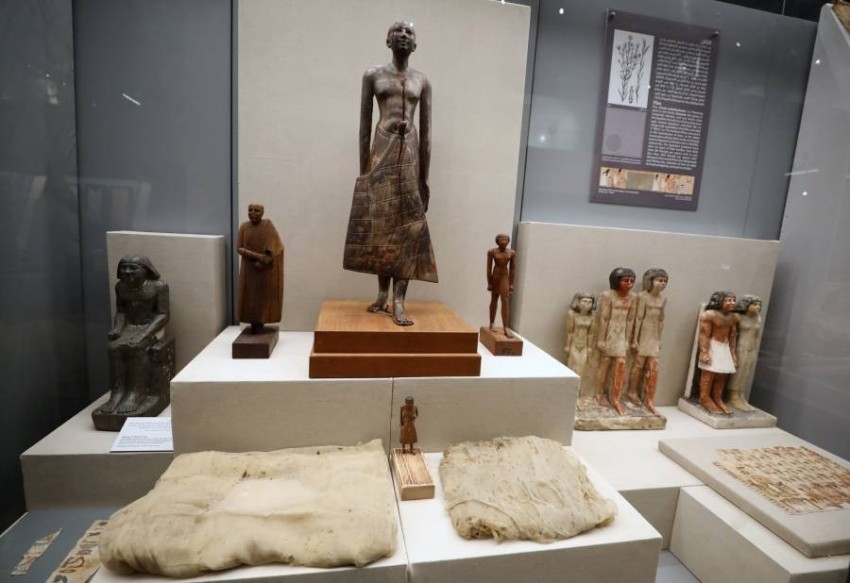 "معرض النسيج والمنسوجات" التي افتتح في المتحف القومي للحضارة المصرية بالقاهرة