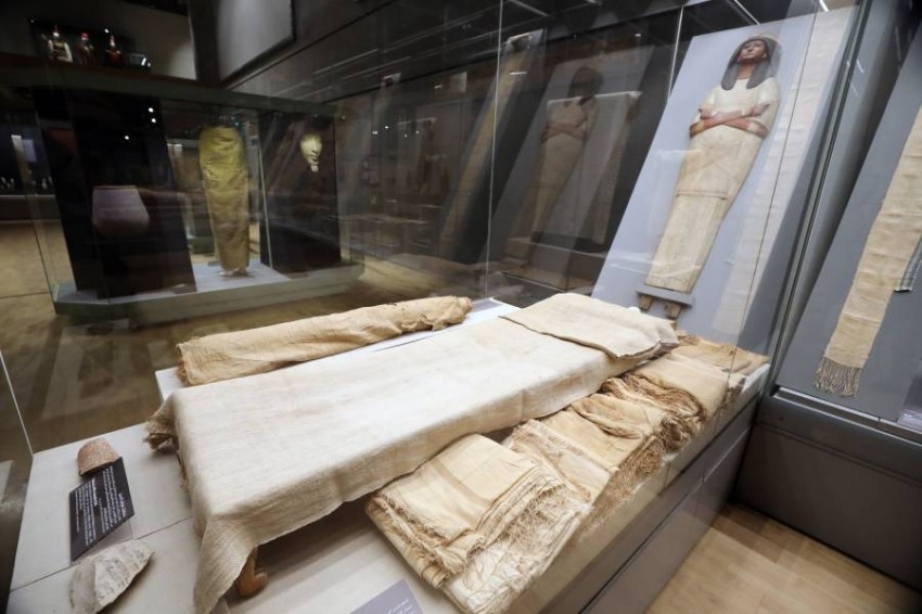 "معرض النسيج والمنسوجات" التي افتتح في المتحف القومي للحضارة المصرية بالقاهرة