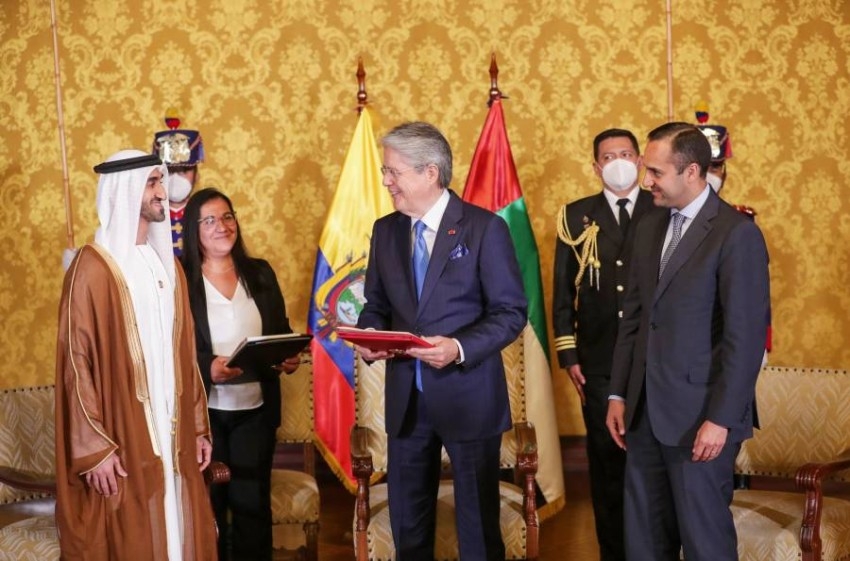 سفير الدولة يقدم أوراق اعتماده إلى رئيس الإكوادور