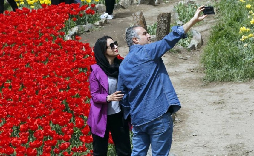 مهرجان أزهار التوليب بمدينة أسورا في إيران
