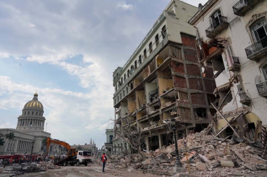 بالفيديو.. مقتل 22 وإصابة العشرات في انفجار فندق فخم في هافانا