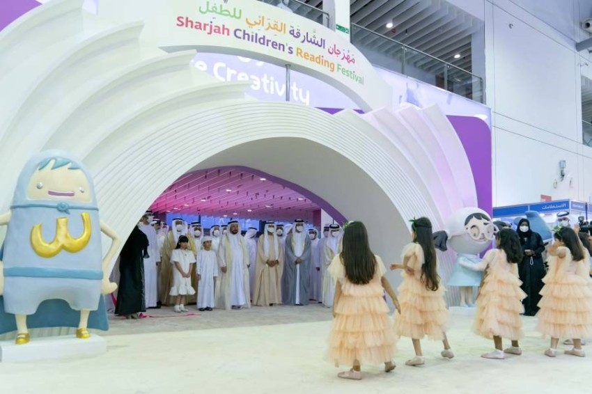 سلطان القاسمي يفتتح مهرجان الشارقة القرائي للطفل