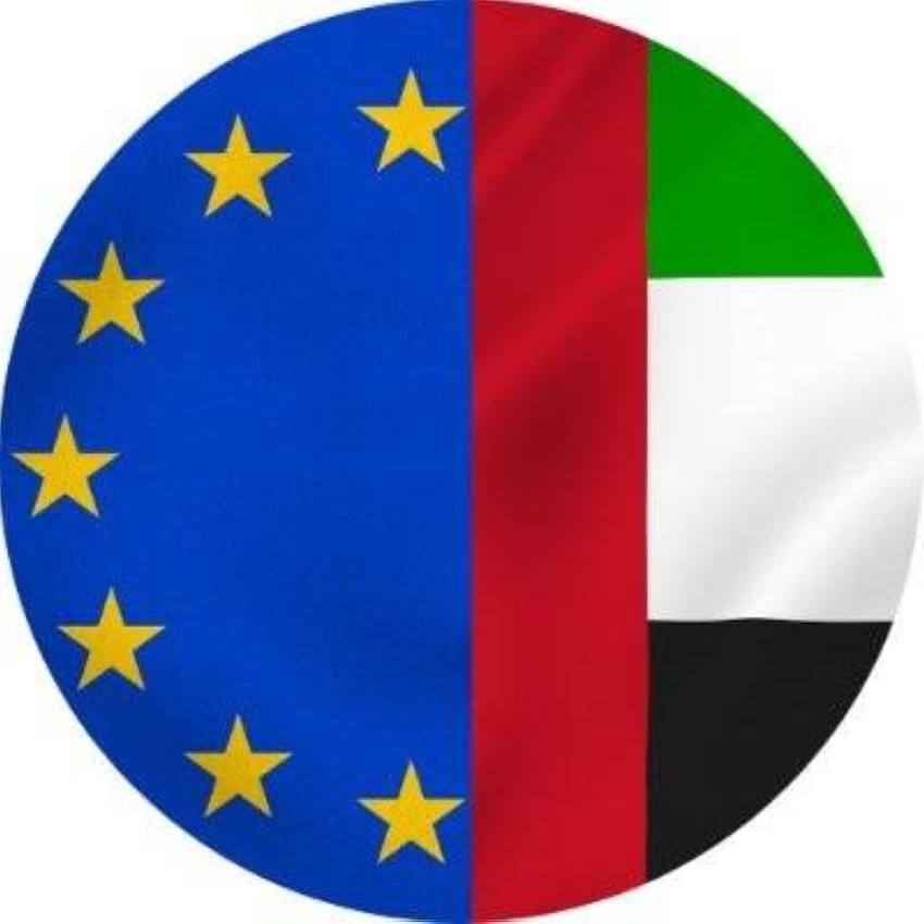 بعثة الاتحاد الأوروبي في أبوظبي تنكس العلم حداداً على وفاة الشيخ خليفة بن زايد