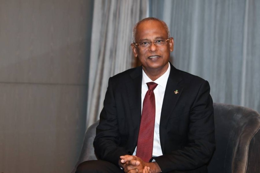 رئيس المالديف: محمد بن زايد منارة أمل يتمتع بشخصية قيادية