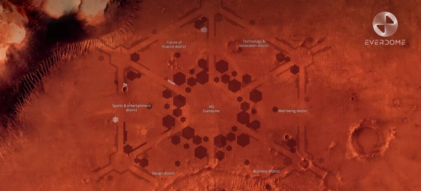 مزاد على 12 ألف قطعة أرض في المريخ «الافتراضي»