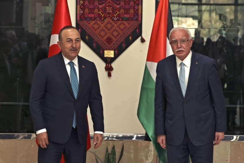 وزير خارجية تركيا في الأراضي الفلسطينية اليوم وفي إسرائيل غداً