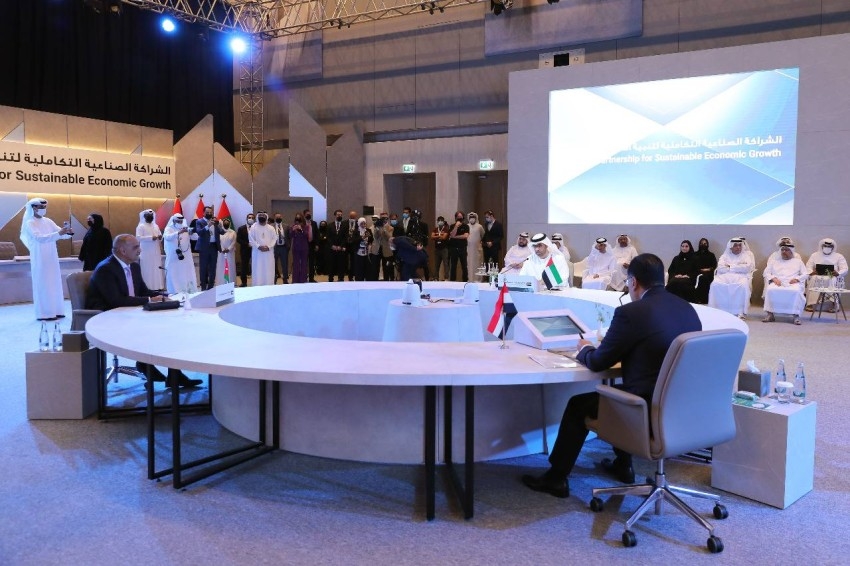 إطلاق الشراكة الصناعية التكاملية بين الإمارات ومصر والأردن