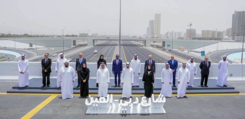 خلال افتتاح تطوير شارع دبي- العين: حمدان بن محمد: هدفنا أن تكون دبي أفضل مدينة في البنية التحتية
