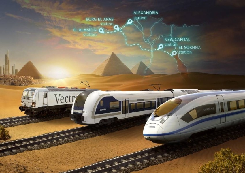 «أوراسكوم كونستراكشون» تعلن تفاصيل توقيعها عقد القطار فائق السرعة بمصر