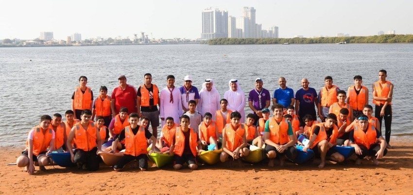 58 مشاركاً في المهرجان الكشفي البحري برأس الخيمة