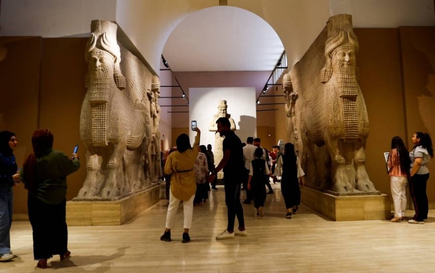 إقبال كبير من العراقيين وغيرهم لزيارة المتحف الوطني العراقي