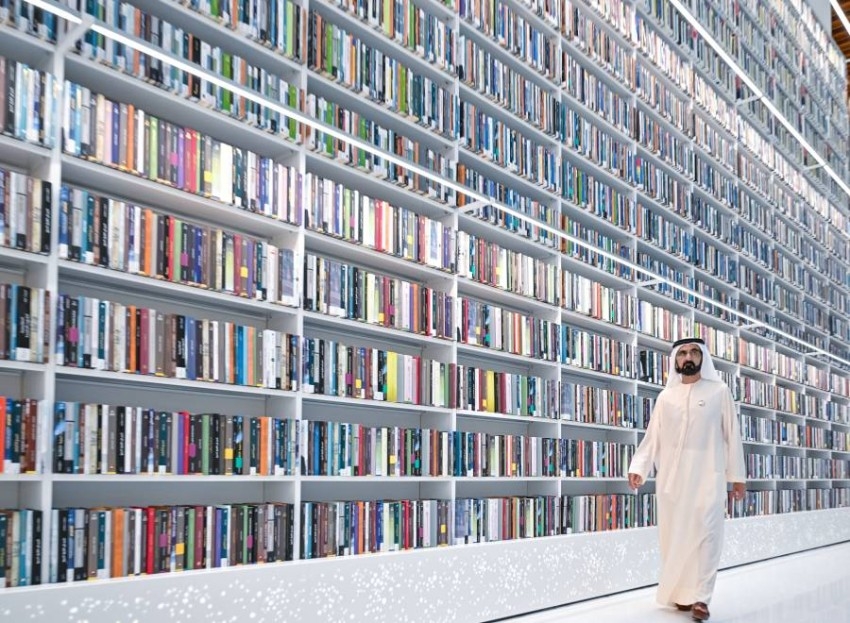 بكلفة مليار درهم.. نائب رئيس الدولة يدشن مكتبة محمد بن راشد