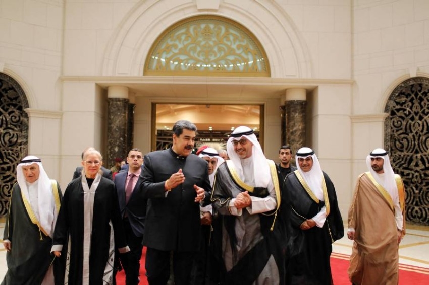 الرئيس الفنزويلي في الكويت لإجراء مباحثات رسمية