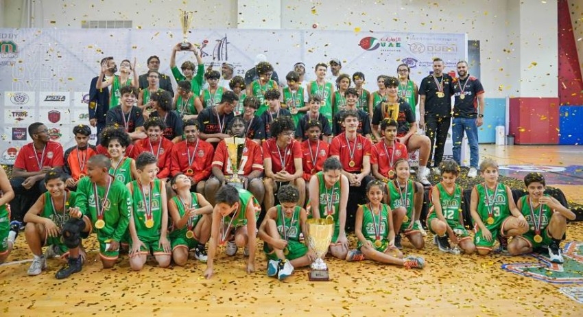 مجلس دبي الرياضي يتوج الفائزين في «بطولة السلة المفتوحة للشباب»