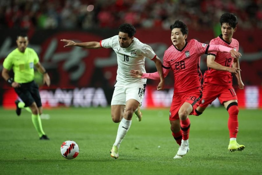 منتخب كوريا الجنوبية يفوز على مصر 4-1 ودياً