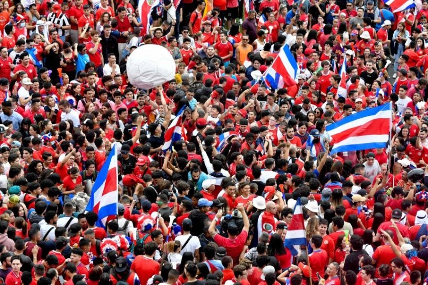 احتفالات عارمة في كوستاريكا بالتأهل لمونديال 2022