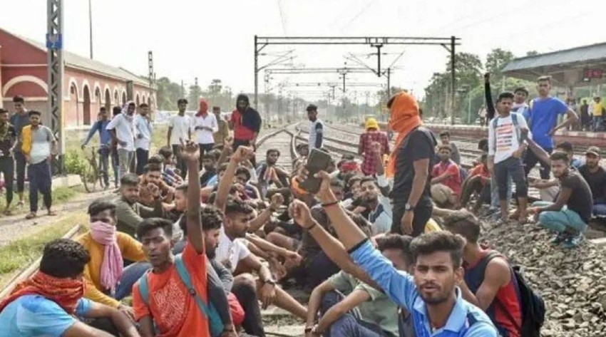 احتجاجات في الهند على نظام جديد للتجنيد