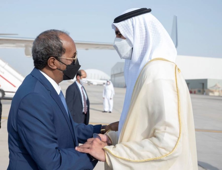 رئيس الصومال يصل إلى الإمارات