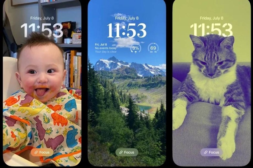نظام iOS 16 الجديد يوفر عدة شاشات بعدة خلفيات لهواتف آيفون