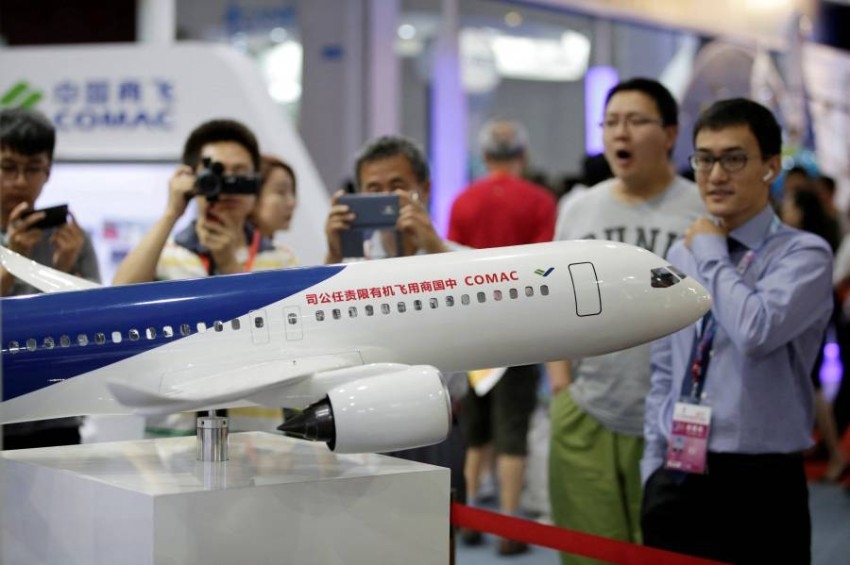 كوماك الصينية تطلق الطائرة سي 919 لمنافسة إيرباص وبوينغ