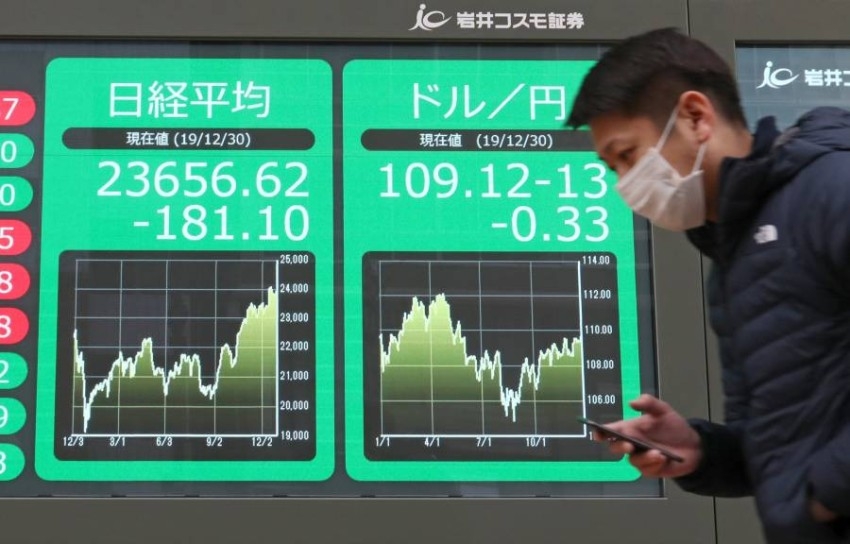 الأسهم اليابانية تنهي تعاملات الخميس بارتفاع 2%