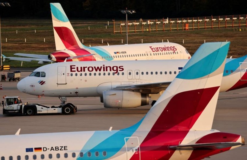ألمانيا: إلغاء نصف رحلات «يورو وينجز» بسبب إضراب الطيارين