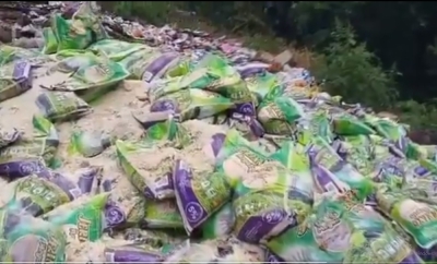大量白米被弃垃圾场 农业部证实已坏无法食用