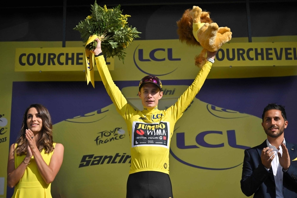 Jonas Vingegaard opened up a commanding lead over rival Tadej Pogacar during Stage 17 of the Tour de France between Saint-Gervais Mont-Blanc and Courchevel, France, on Wednesday.