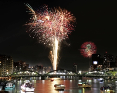 The Sumida River Fireworks Festival is one of the biggest such events in the capital.