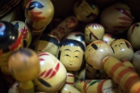 Hiroko Ono's new store Tohoku-centric store will offer traditional items from the region like these kokeshi wooden dolls. | REUTERS
