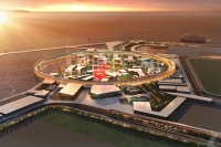 An image of the planned 2025 Osaka Expo site | Japan Association for the 2025 World Exposition / via Kyodo 