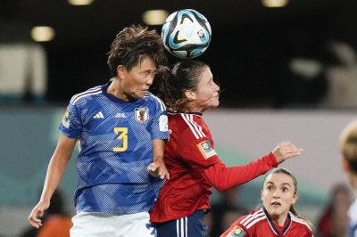 Nadeshiko Japan defender Moeka Minami (left) sees Monday's 2023 FIFA Women's World Cup group-stage finale against Spain as a key test for her team ahead of the knockout stage.