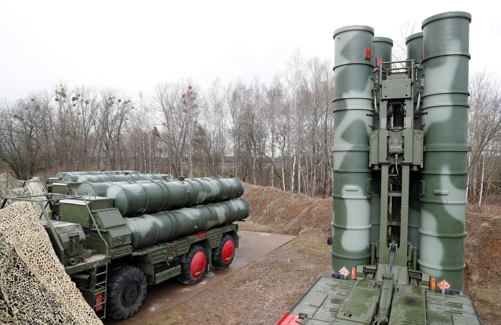 An S-400 surface-to-air missile system outside the town of Gvardeysk, near Kaliningrad, Russia, in March 2019. The S-400 is one of the defense items India has procured from Russia.