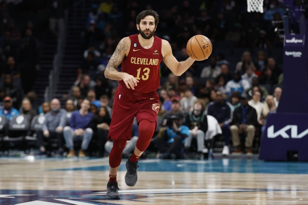 Spain and Cavaliers point guard Ricky Rubio missed much of the 2022-23 NBA season due to an ACL injury.