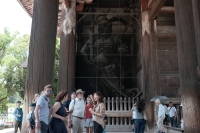 Visitors at the Todaiji temple in Nara in June | Bloomberg