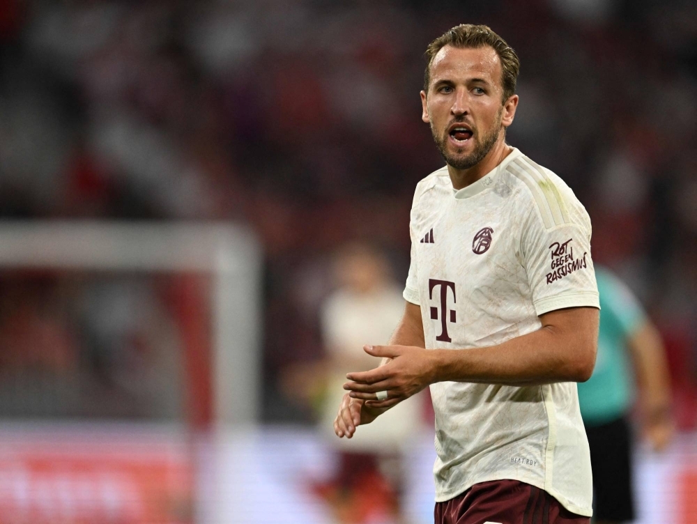 English striker Harry Kane makes his Bayern debut during the German Super Cup against RB Leipzig in Munich on Saturday.