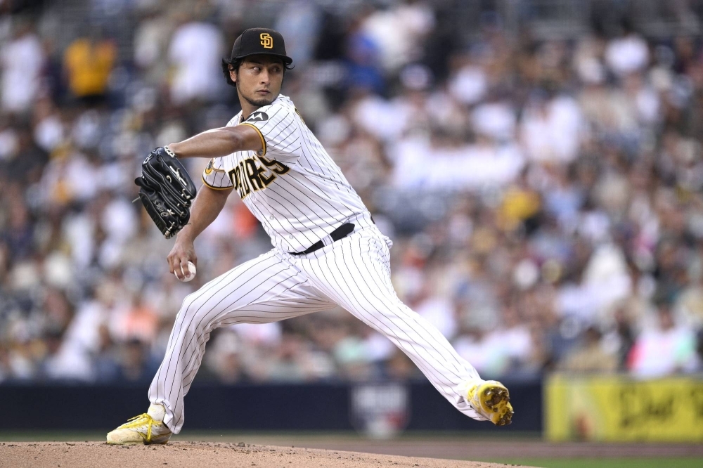 Padres starter Yu Darvish now boasts the most strikeouts by a Japanese player in MLB with 1,919.