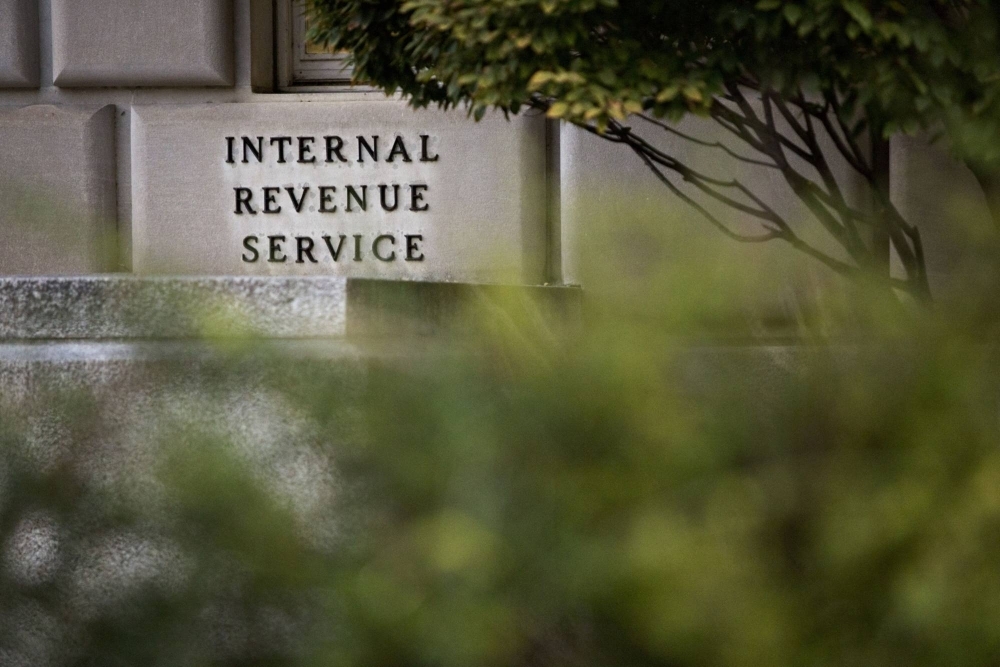 The Internal Revenue Service headquarters in Washington. A conservative group's charge that a liberal network is abusing its tax-exempt status mirrors similar allegations made against a right-wing activist.