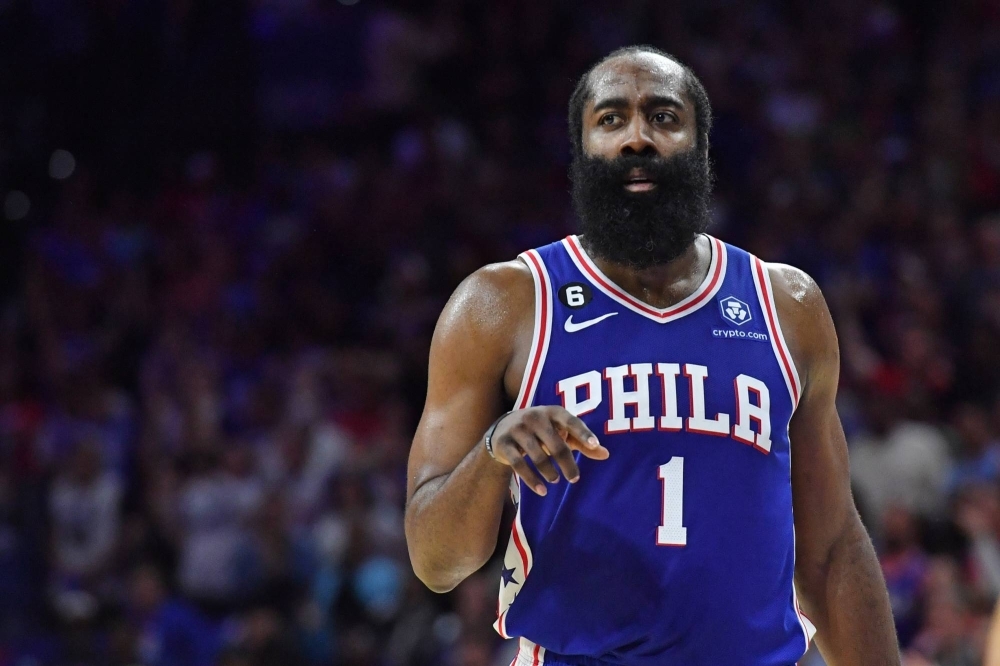 Sixers guard James Harden's future with the team is in doubt after his comments toward president of basketball operations Daryl Morey.