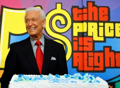 Bob Barker, host of the television game show "The Price is Right," in December 2006