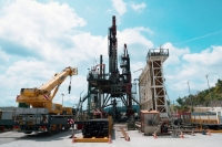 The Bruciano 2 drilling well at the world’s oldest geothermal power site | Bloomberg