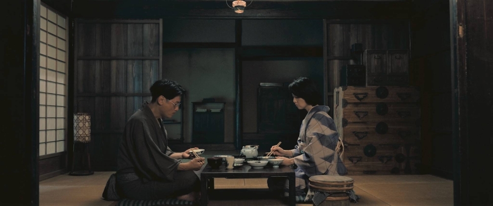 A married couple (Arata Iura, left, and Rena Tanaka) returning to their home village from a posting in occupied Korea become witnesses to a bloodbath in Tatsuya Mori’s historical drama, “September 1923.”
