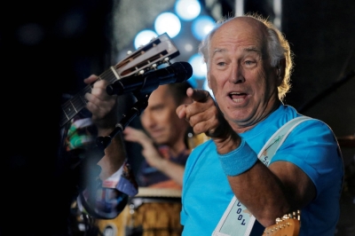 Singer Jimmy Buffett performs during NBC's "Today" show Summer Concert Series in New York City in July 2016. 
