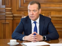 Dmitry Medvedev | Tass / via Kyodo 

