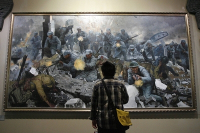 A painting in the Museum of the War of Chinese People's Resistance Against Japanese Aggression in Beijing